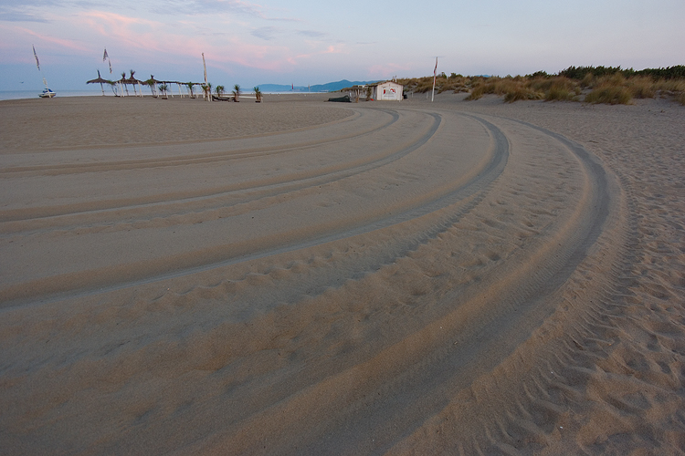 Il litorale alla Fiumara di Marina di Grosseto