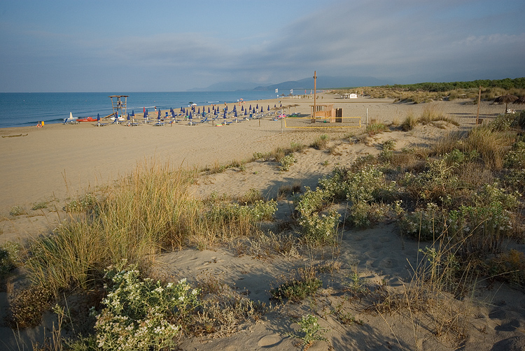 Il litorale alla Fiumara di Marina di Grosseto