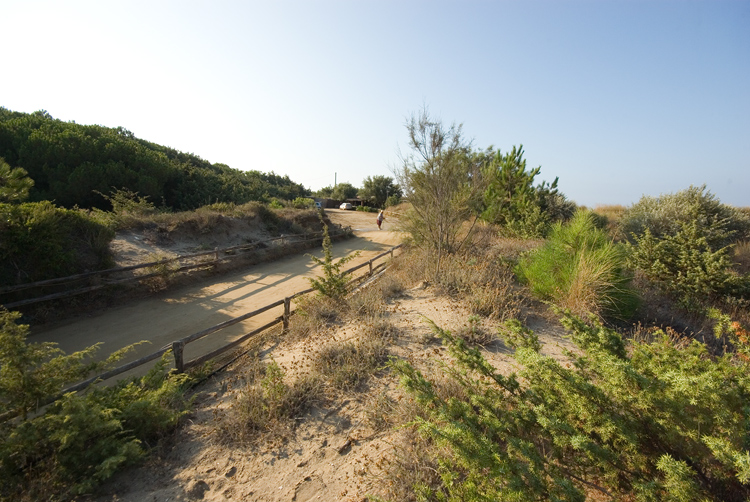 Il litorale alla Fiumara di Marina di Grosseto