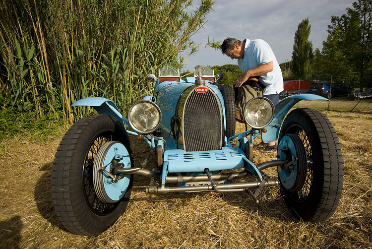 Raduno delle Bugatti in Maremma