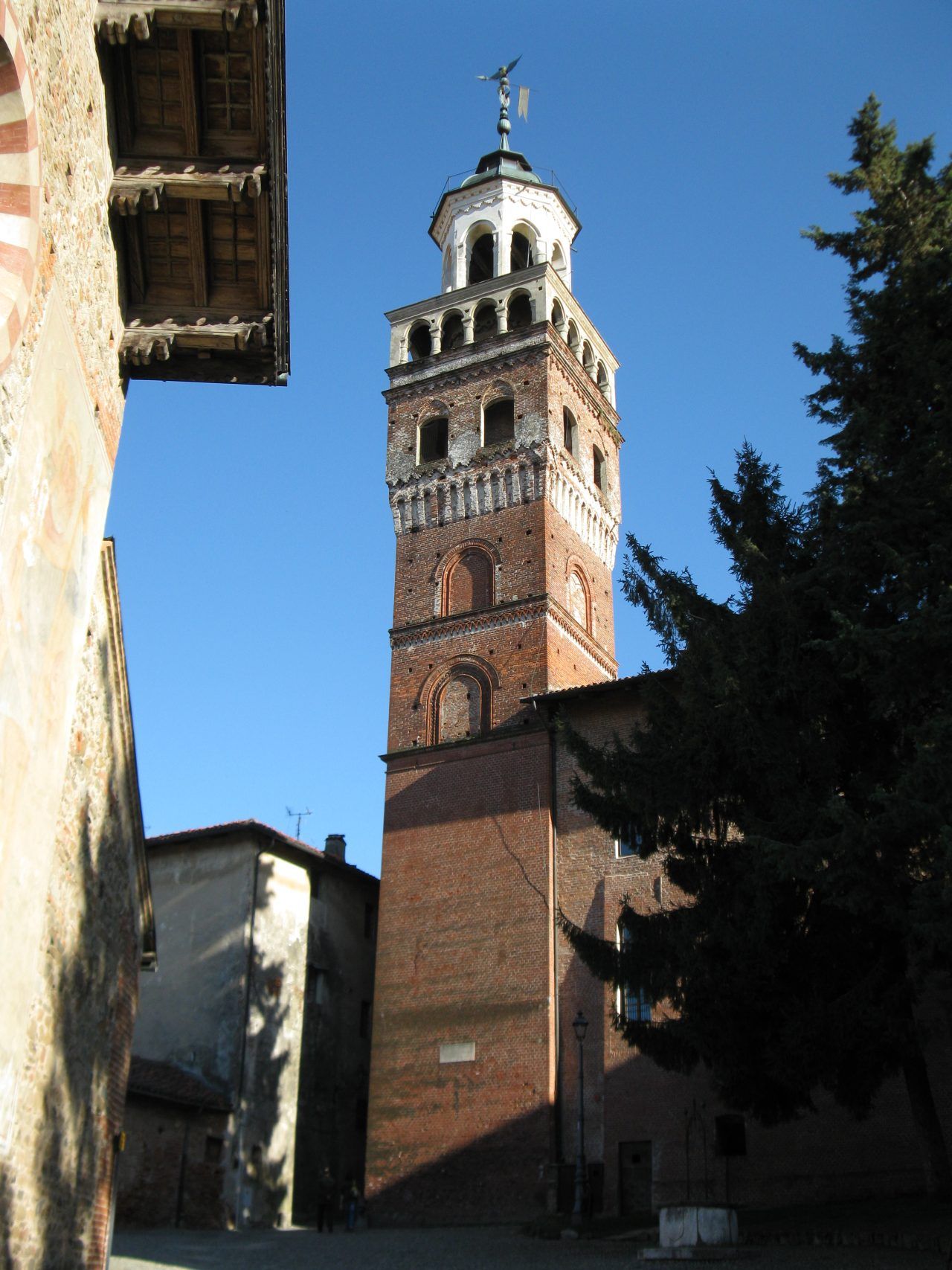 Vista delle Alpi da Saluzzo
