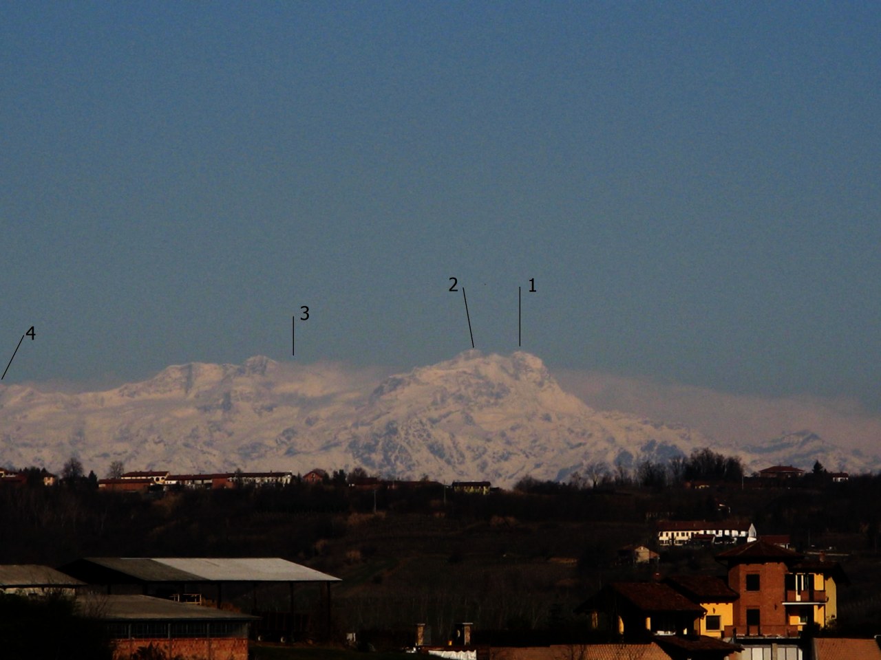 Monte Rosa e Cervino da diverse prospettive