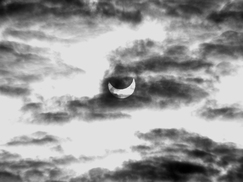 Eclisse parziale. 4 gennaio