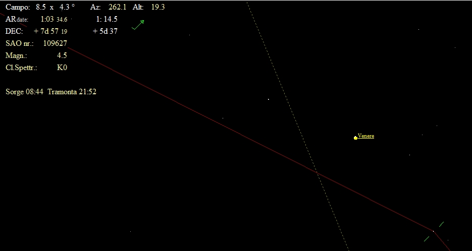 Luna, Venere e Giove - 24 febbraio 2012
