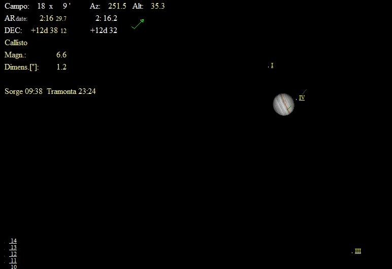 Luna, Venere e Giove - 24 febbraio 2012