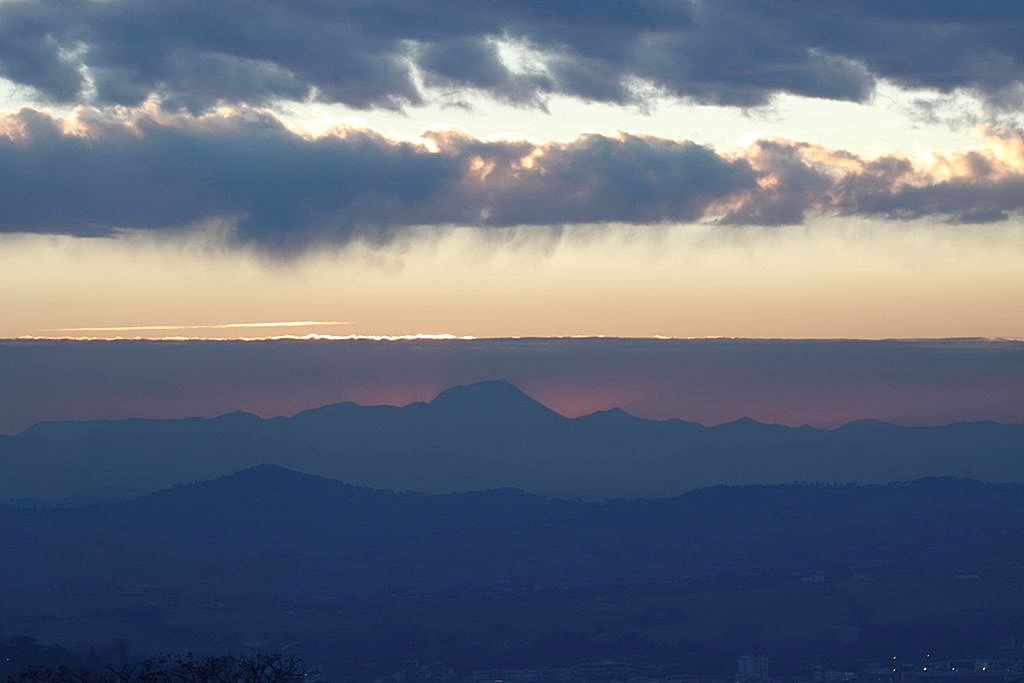 Evoluzione di un tramonto