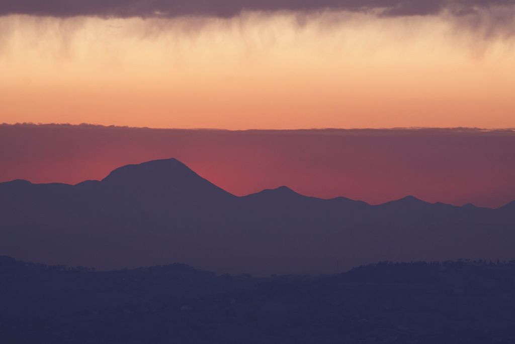 Evoluzione di un tramonto