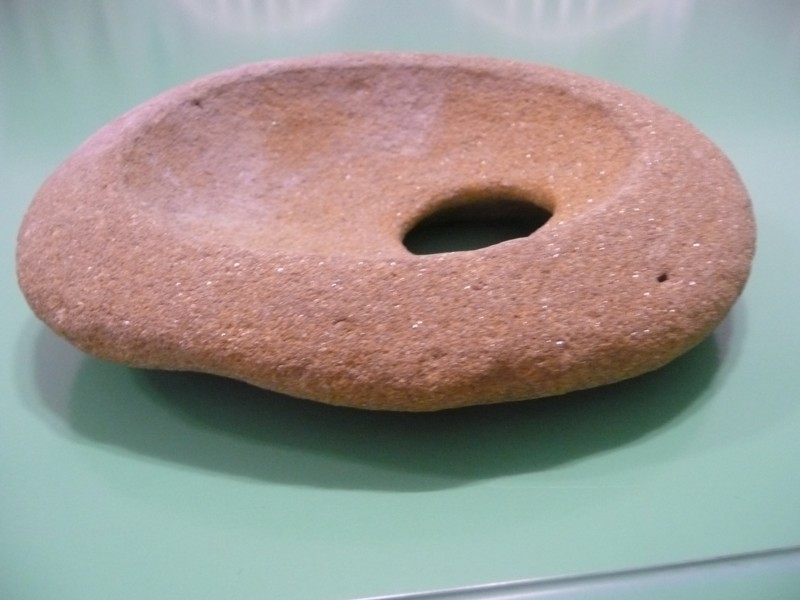 Pietra di fiume scavata