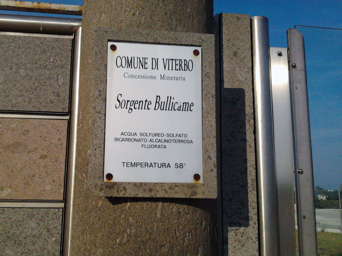 Aree termali libere a Viterbo