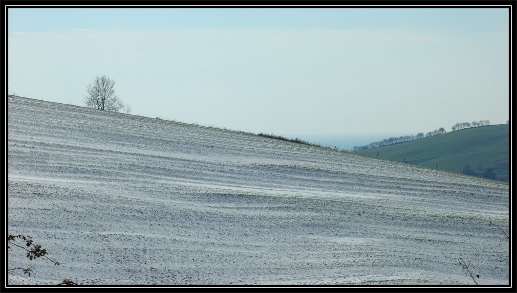 Neve sui Sassoni di Furbara e Sasso (Roma)