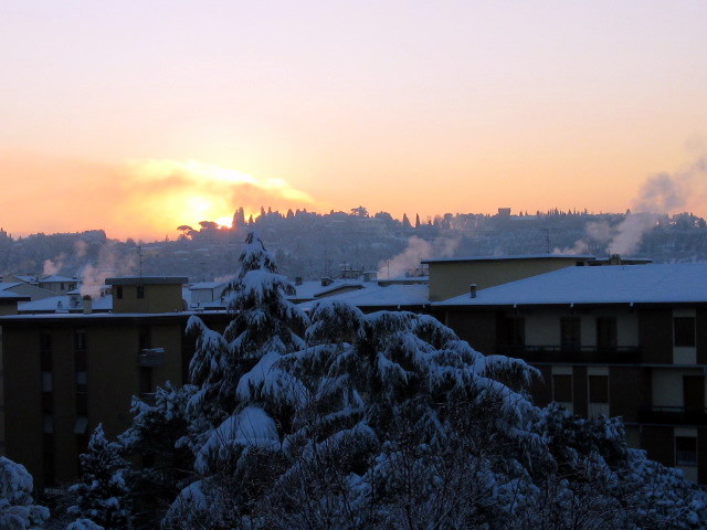 Firenze sotto la neve!