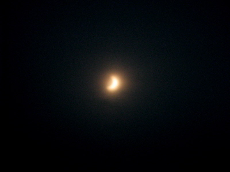Eclisse parziale. 4 gennaio