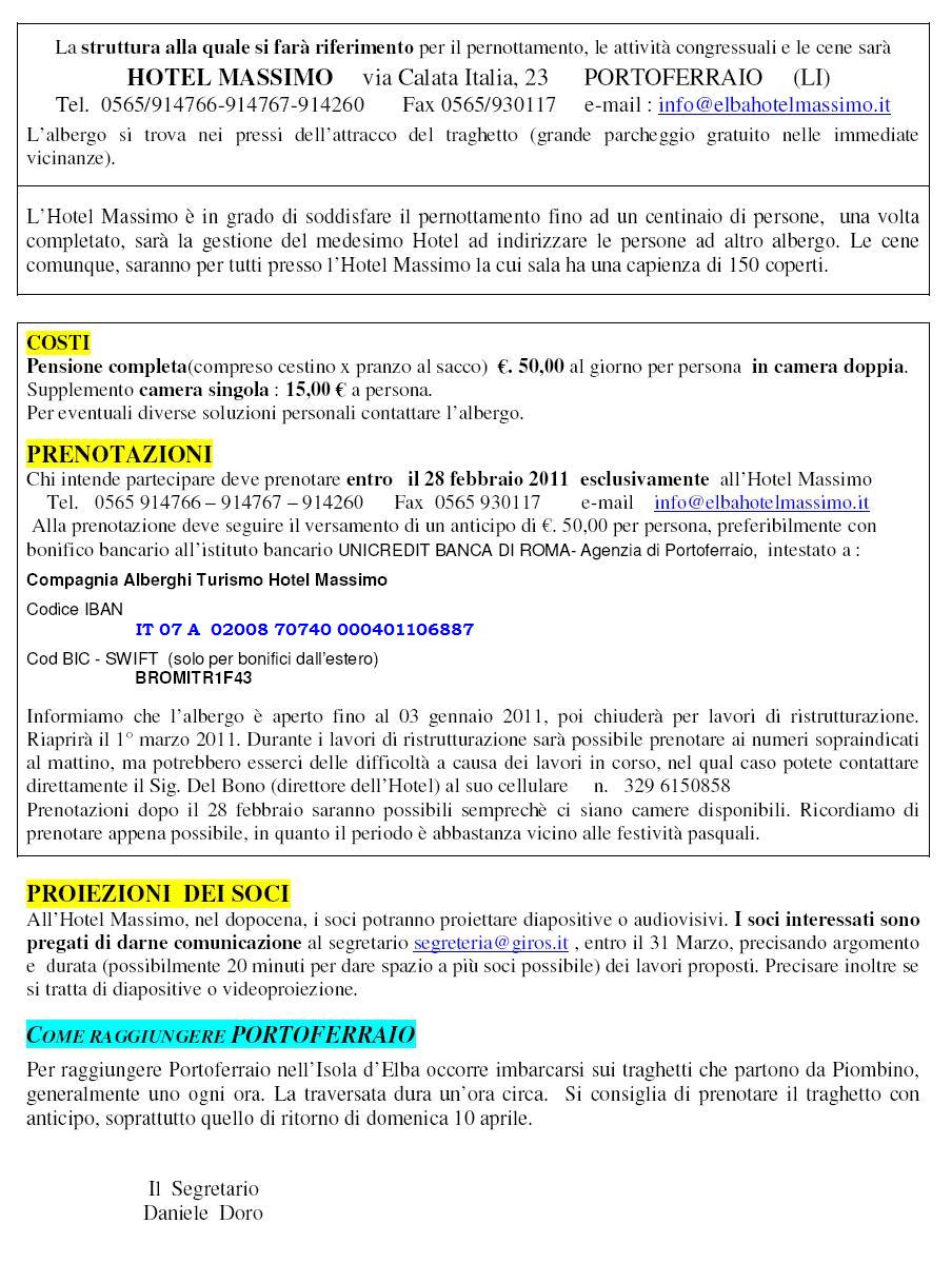 Raduno Nazionale GIROS 2011