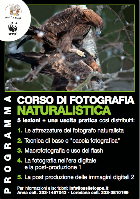 Corso di Fotografia Naturalistica - Trezzo sull''Adda MI