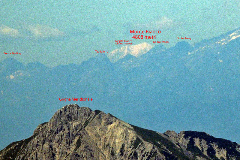 Pizzo Arera e Monte Bianco