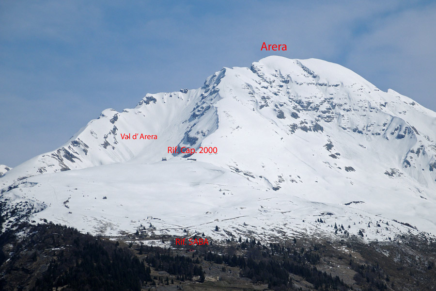 Pizzo Arera e Monte Bianco