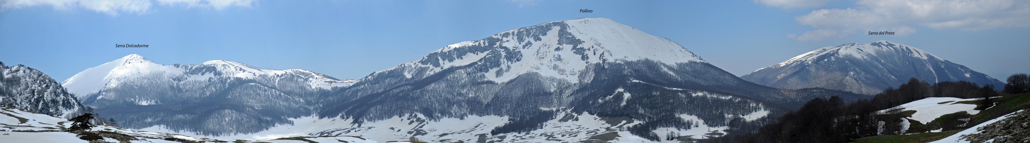 Itinerari nel Massiccio del Pollino