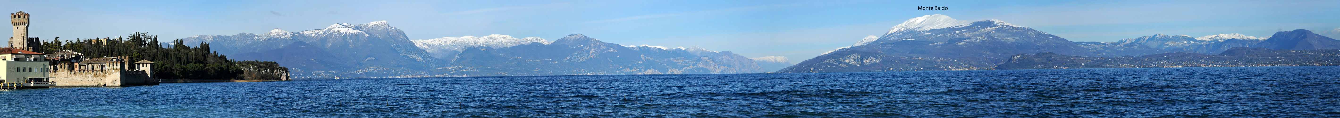 Il Monte Baldo visto dal Garda