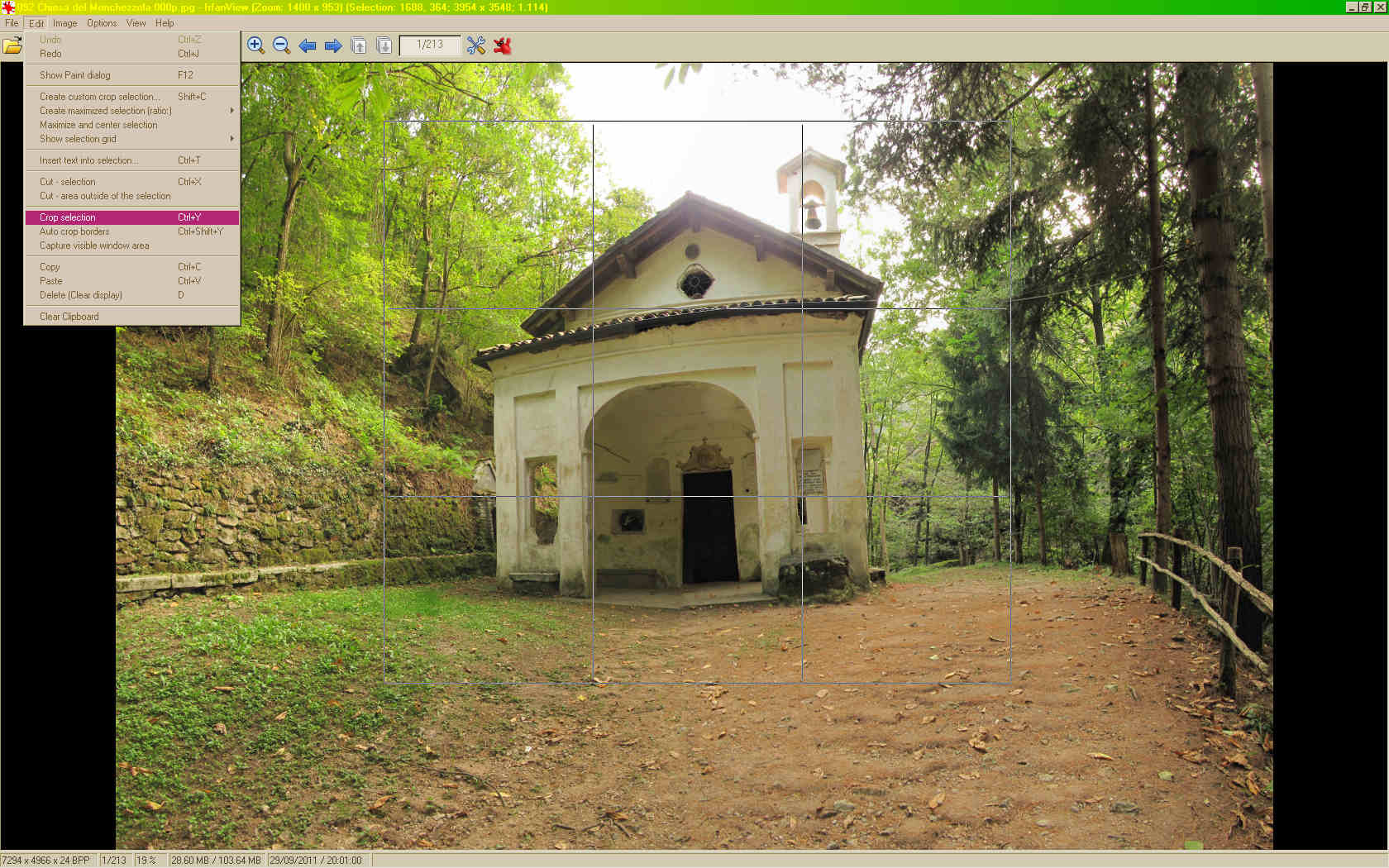 Ridurre ed editare le foto col semplicissimo IrfanView