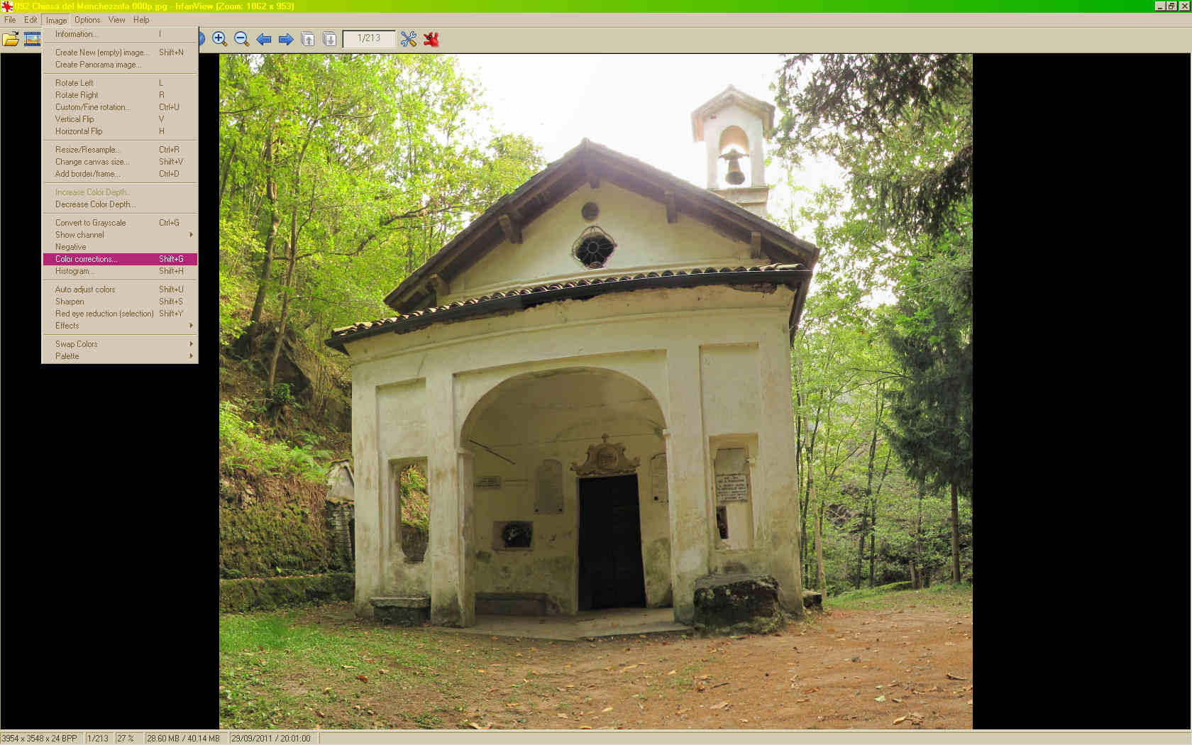 Ridurre ed editare le foto col semplicissimo IrfanView