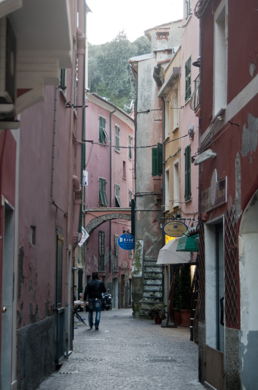 Lerici - San terenzo tramonto e luna a barchetta