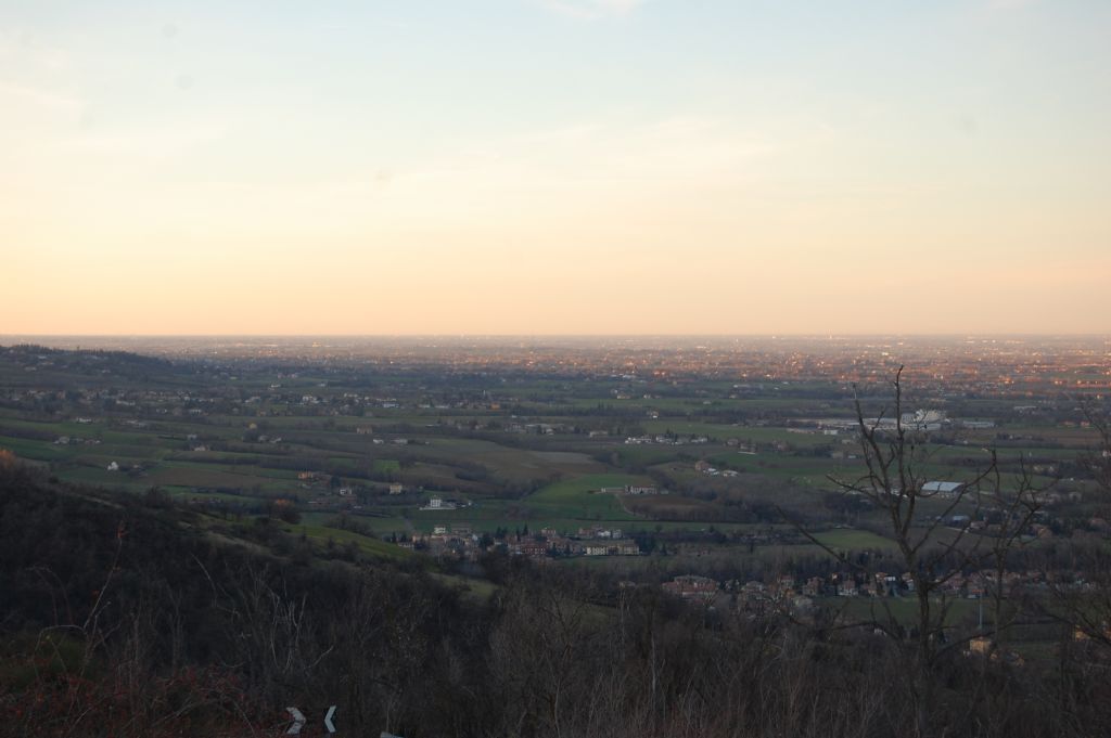 Vista dal Monte delle tre croci, Scandiano (RE)