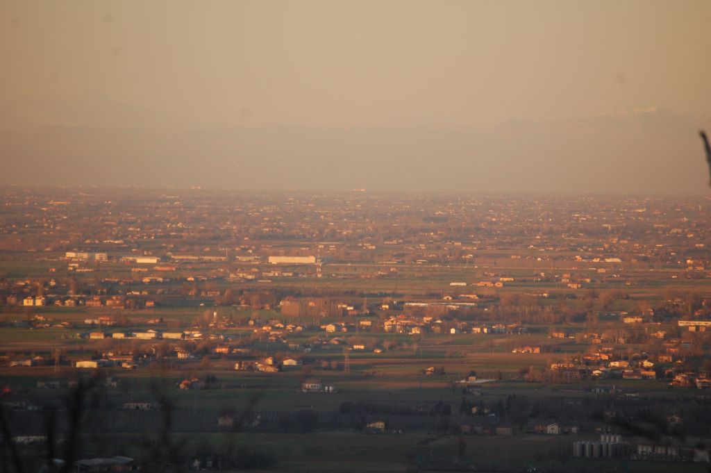 Vista dal Monte delle tre croci, Scandiano (RE)