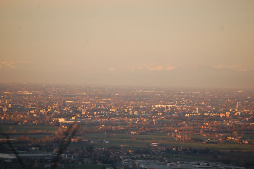 Vista dal Monte delle tre croci, Scandiano (RE)