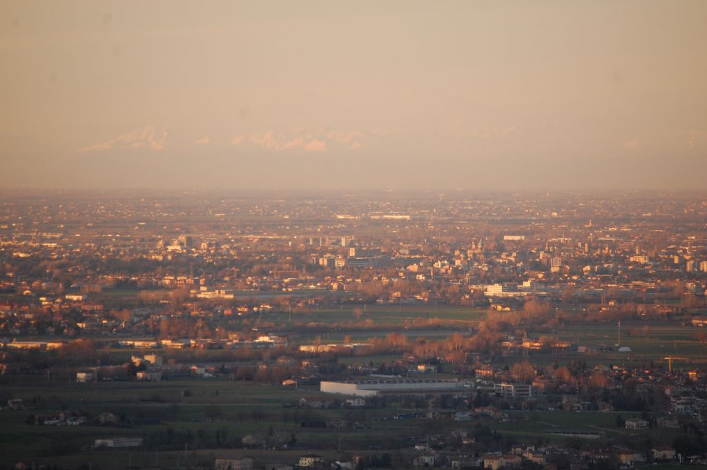 Vista dal Monte delle tre croci, Scandiano (RE)