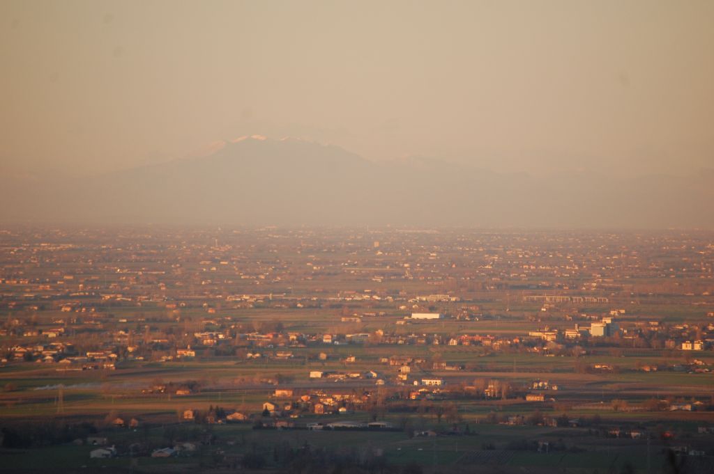 Vista dal Monte delle tre croci, Scandiano (RE)