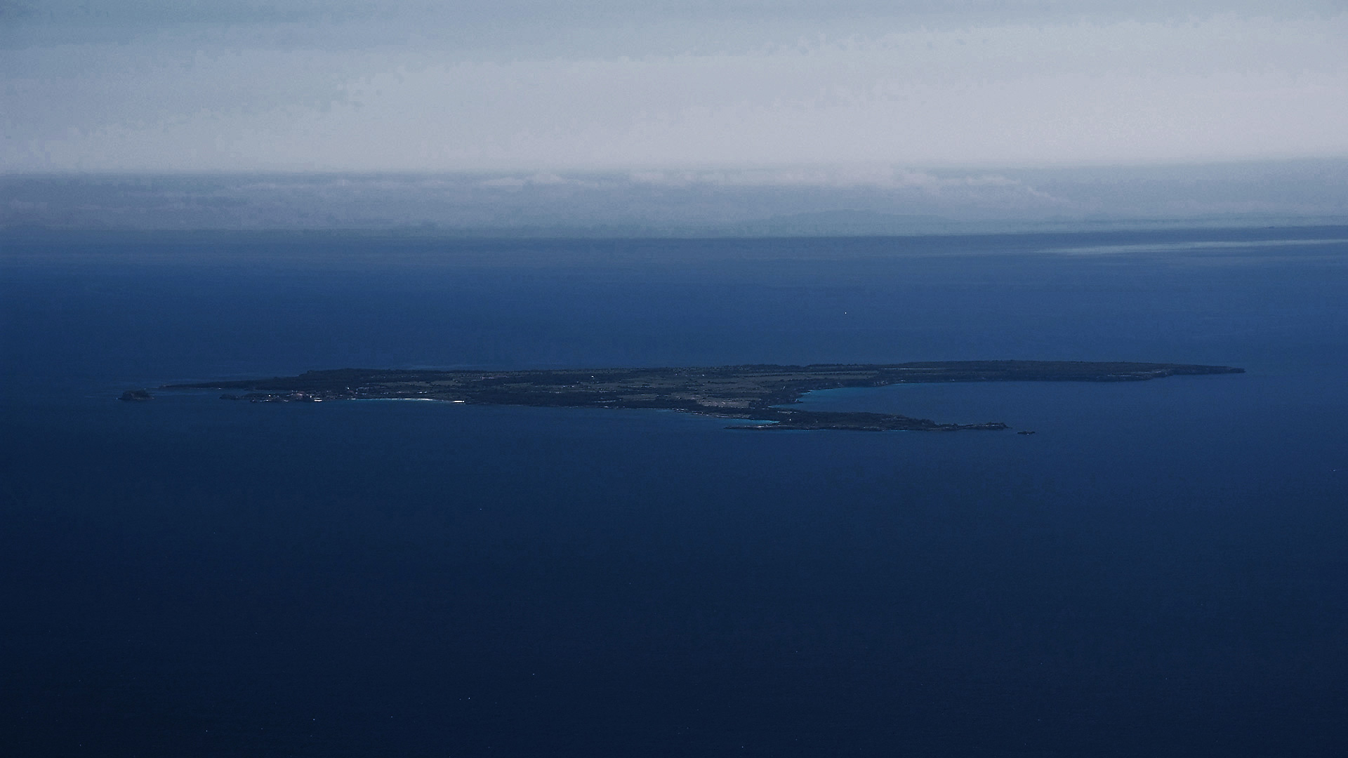 Vedere la Sardegna dalla cima del monte Capanne all''isola d''Elba