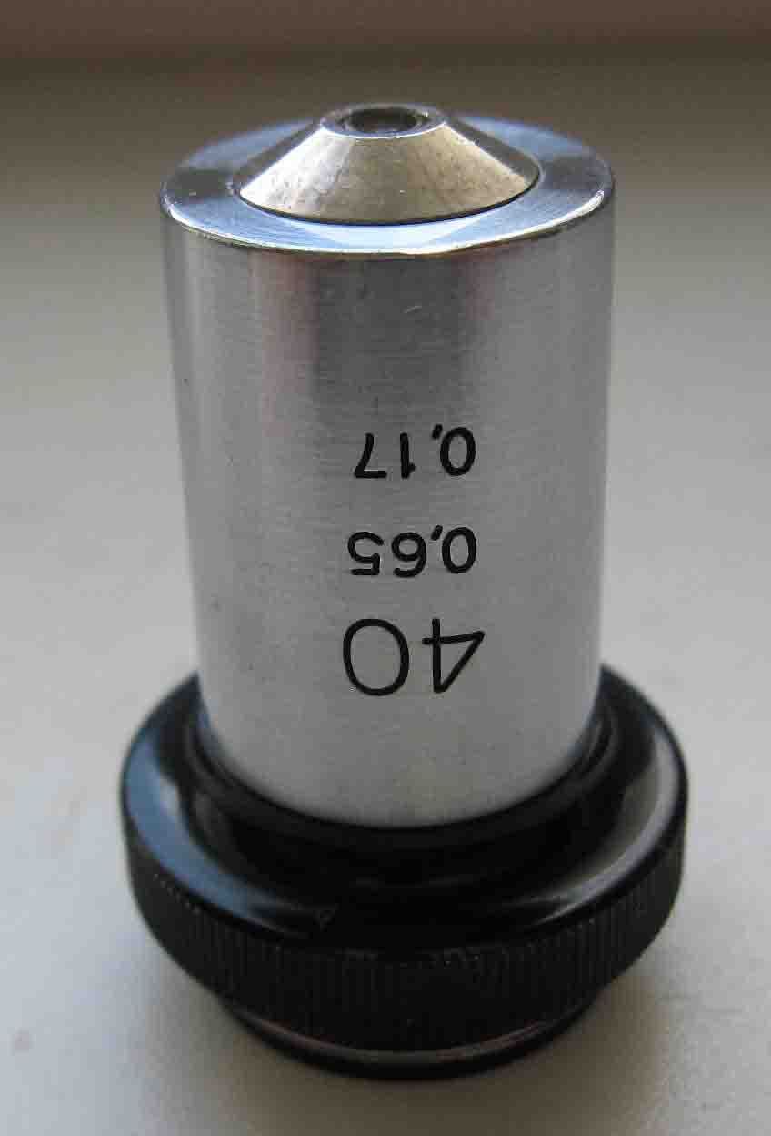 oculare acromatico zeiss jena 40x