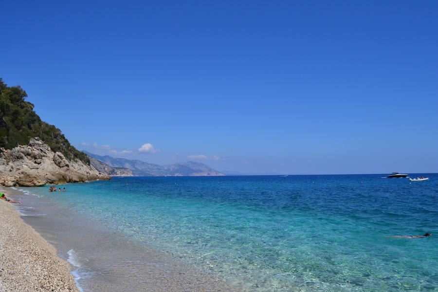 Cala Sisine dall''altopiano di Golgo