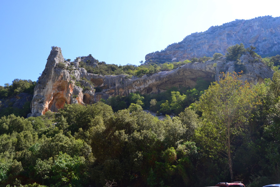 Cala Sisine dall''altopiano di Golgo