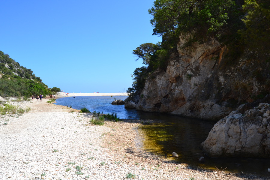 Cala Sisine dall''altopiano di Golgo