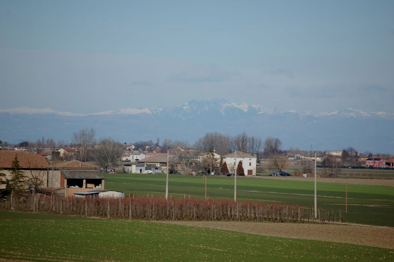 Le Alpi viste dal Bolognese