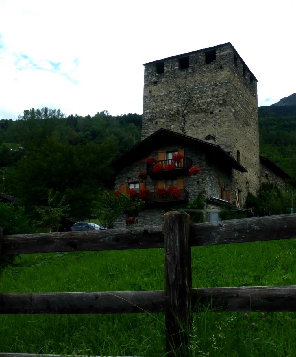 Il borgo di Ecours, nella Valdigne