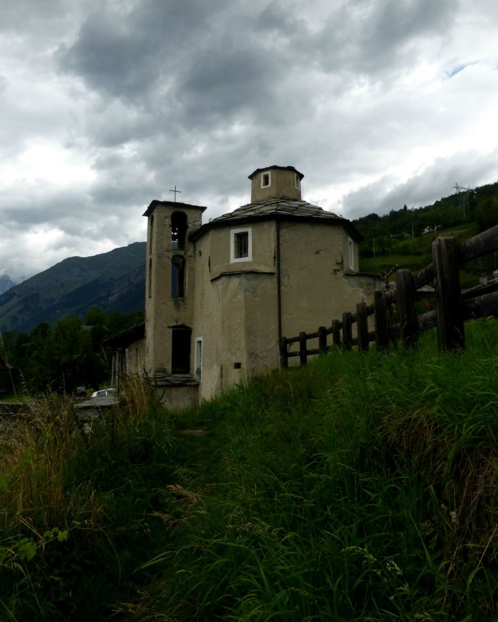 Il borgo di Ecours, nella Valdigne