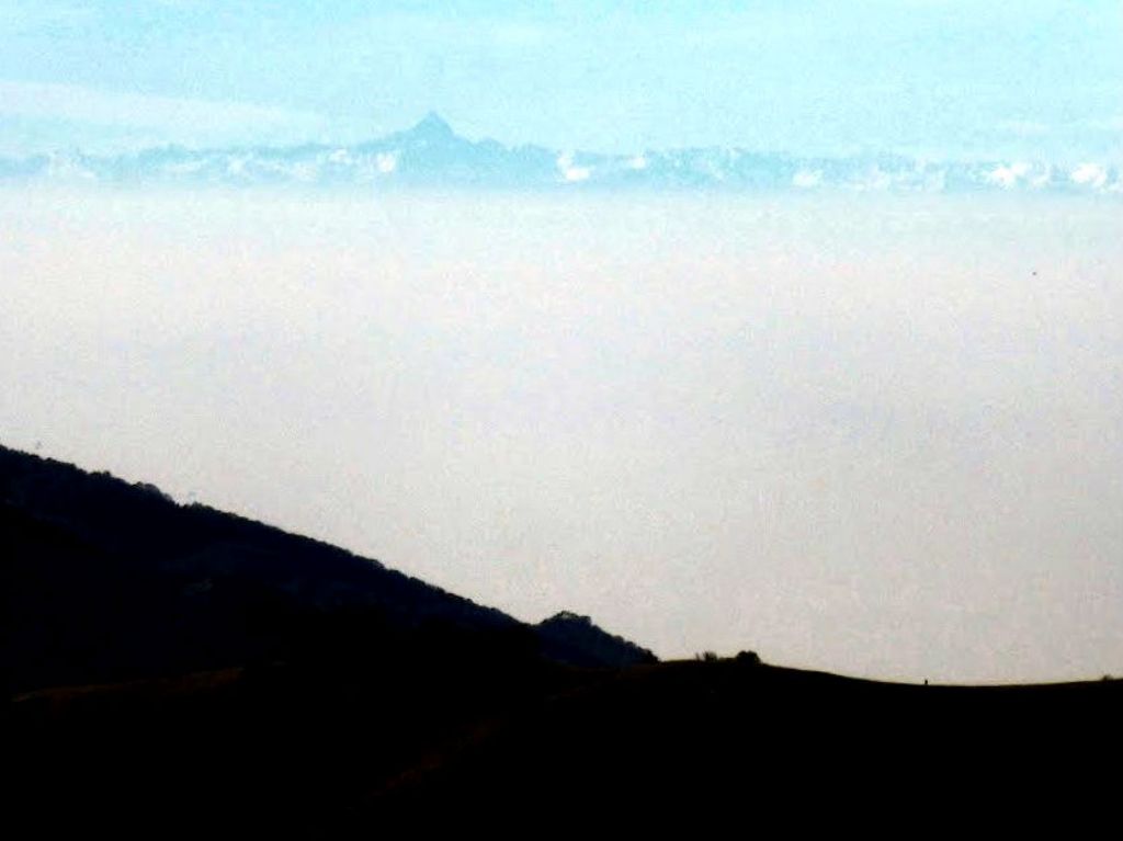 Ma il Monviso fino dove e'' possibile vederlo ?