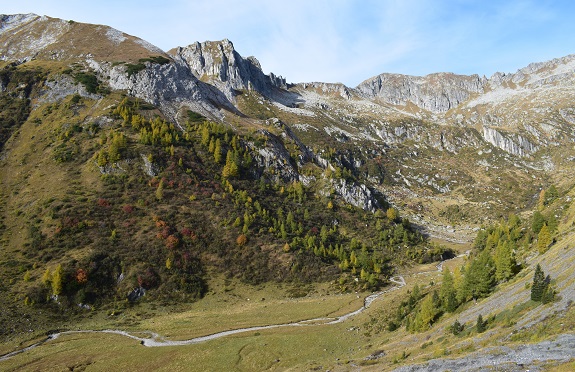 Monte Bruffione (2.665 m) dalla Valle Aperta di Condino