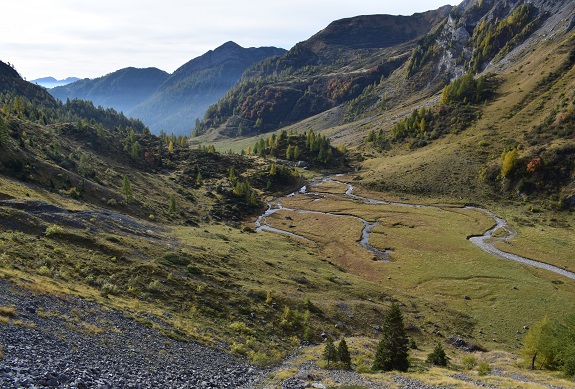 Monte Bruffione (2.665 m) dalla Valle Aperta di Condino