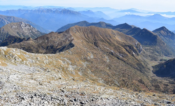 Monte Bruffione (2.665 m) dalla Valle Aperta di Condino
