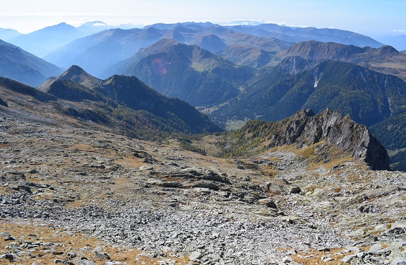 Monte Bruffione (2.665 m) dalla Valle Aperta di Condino