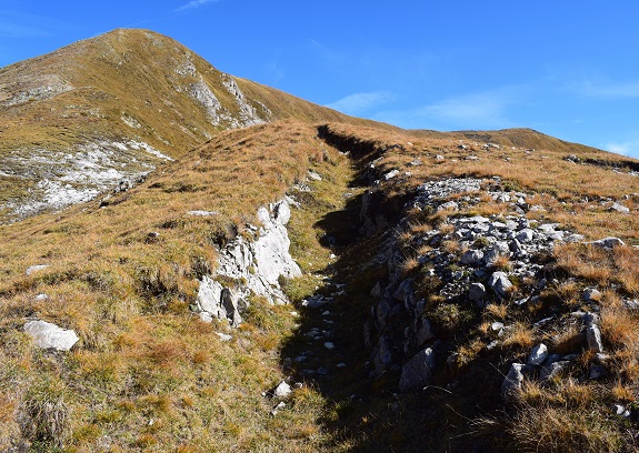 Monte Bruffione (2.665 m) dalla Valle Aperta di Condino