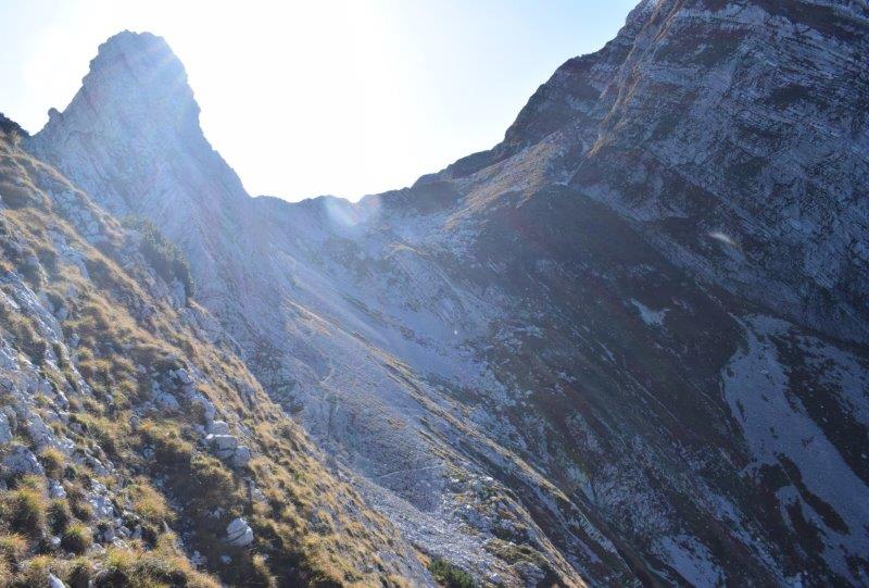 Crep Nudo (2.207 m) da Forcella Venal e Capel Grande