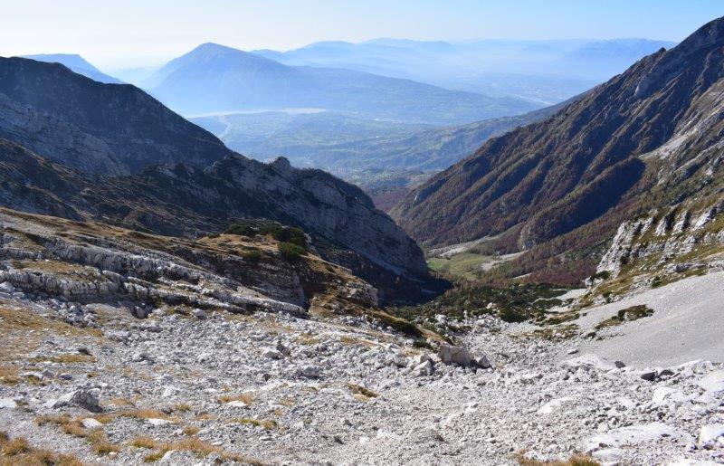 Crep Nudo (2.207 m) da Forcella Venal e Capel Grande