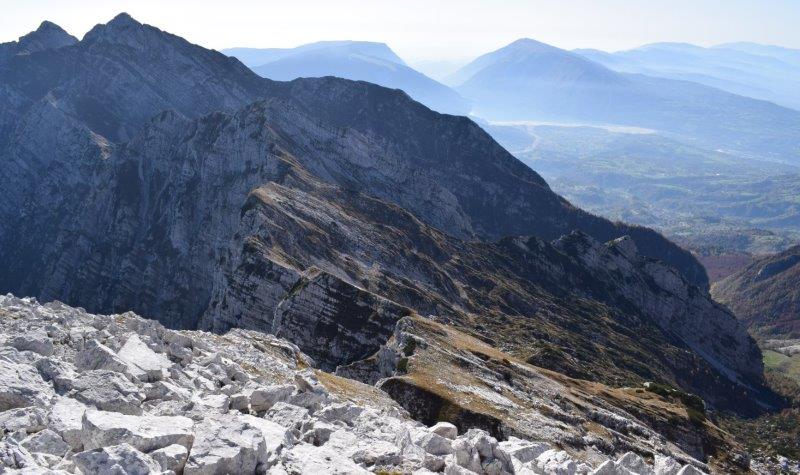 Crep Nudo (2.207 m) da Forcella Venal e Capel Grande