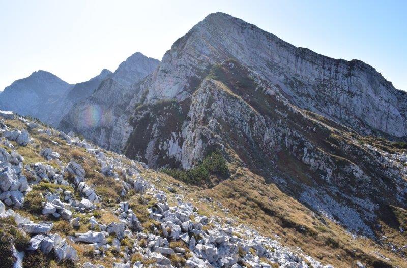 Crep Nudo (2.207 m) da Forcella Venal e Capel Grande