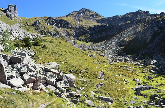 Monte Cauriol (2.494 m) dalla Val Sadole di Ziano