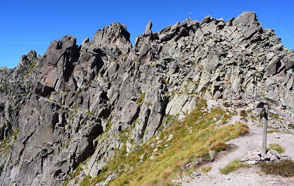 Monte Cauriol (2.494 m) dalla Val Sadole di Ziano